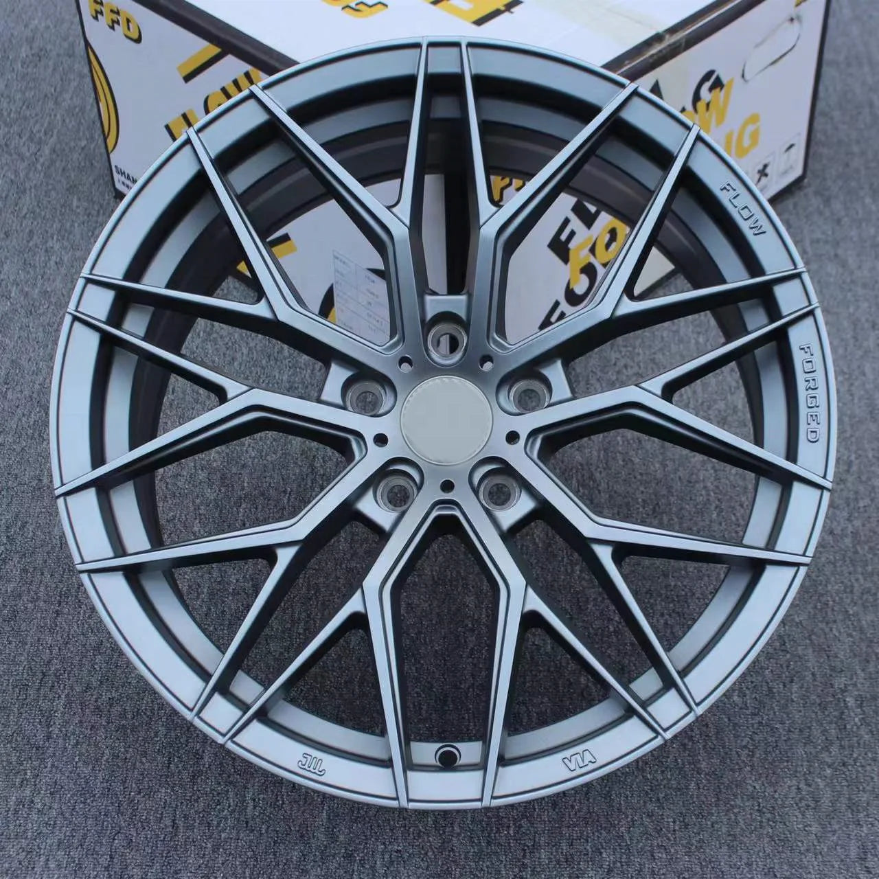 racing 17 inch wheels 5x114.3 custom forged alloy passenger car wheels Matte black replica Casting rims for rolls royce rims